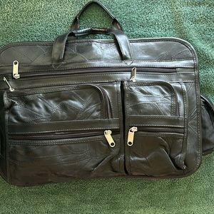 Vintage black laptop bag